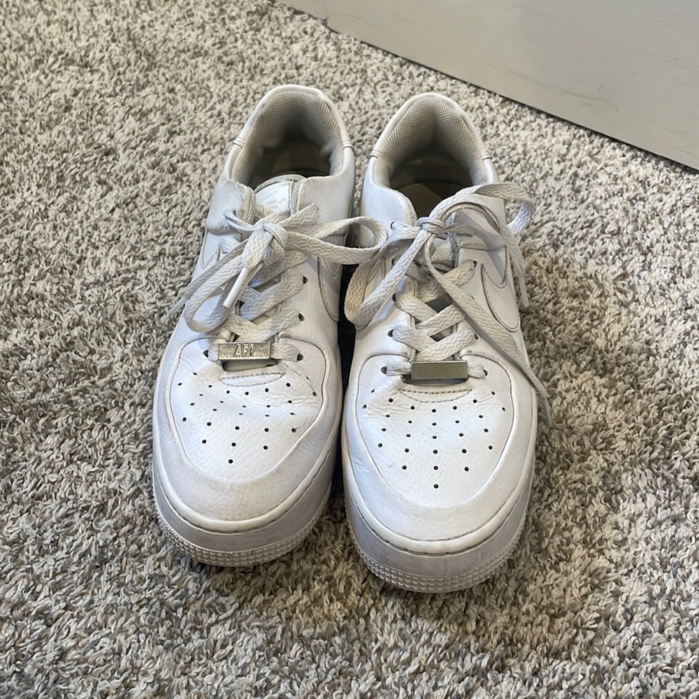 Women’s platform Nike Air Force 1’s